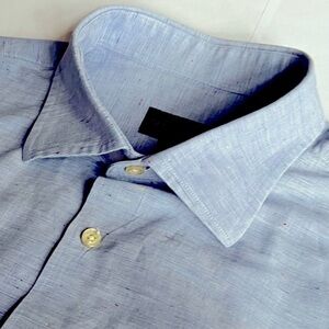 Scott Barber Dress Shirt Blue Size XL